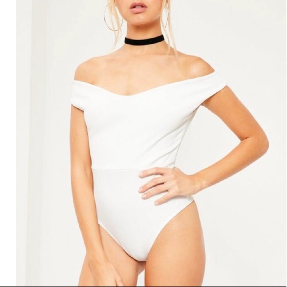 Missguided white bodysuit